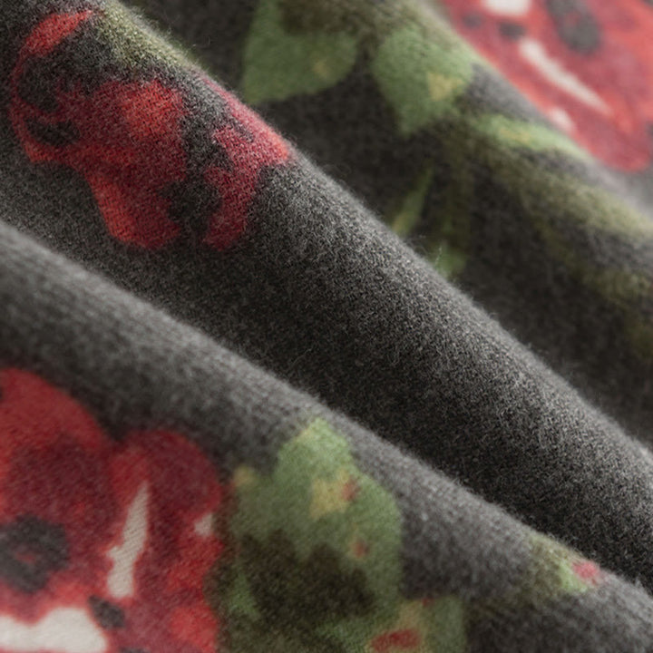 Buddha Stones ​​Tibetische Rose Blume Garten Schal Herbst Winter gemütliche Schal wickeln  - image 17