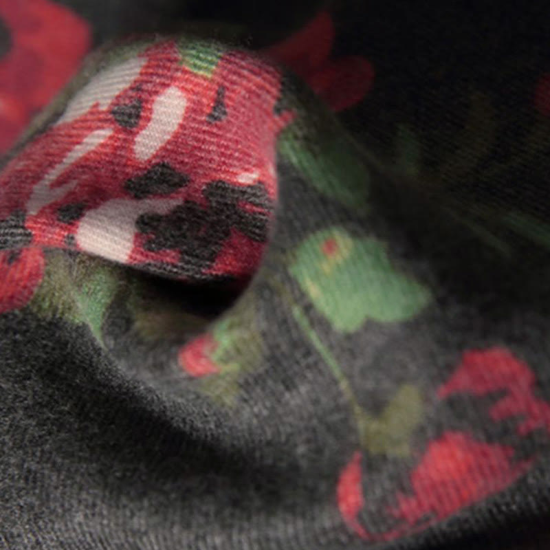 Buddha Stones ​​Tibetische Rose Blume Garten Schal Herbst Winter gemütliche Schal wickeln  - image 10