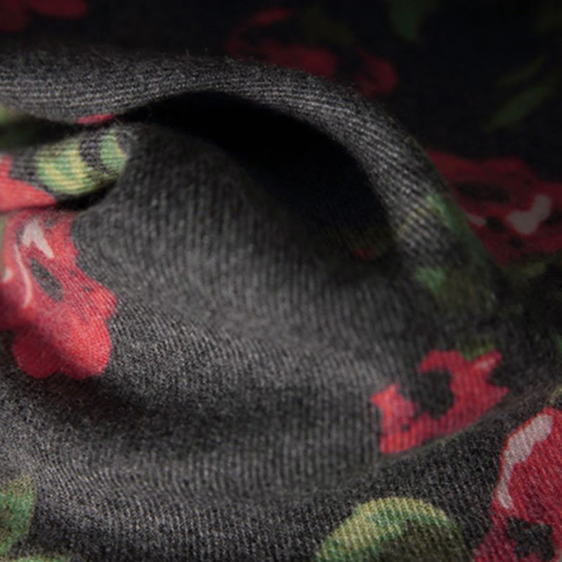 Buddha Stones ​​Tibetische Rose Blume Garten Schal Herbst Winter gemütliche Schal wickeln  - image 11