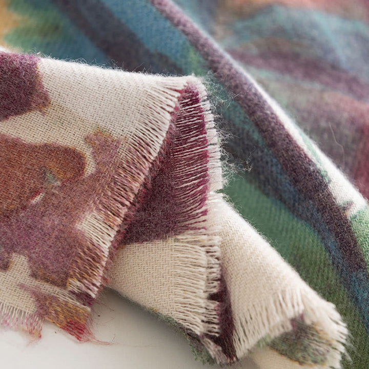 Buddha Stones, tibetischer süßer bunter Blumendruck, Schal, Herbst/Winter, weicher Schal, Wickeltuch - image 21