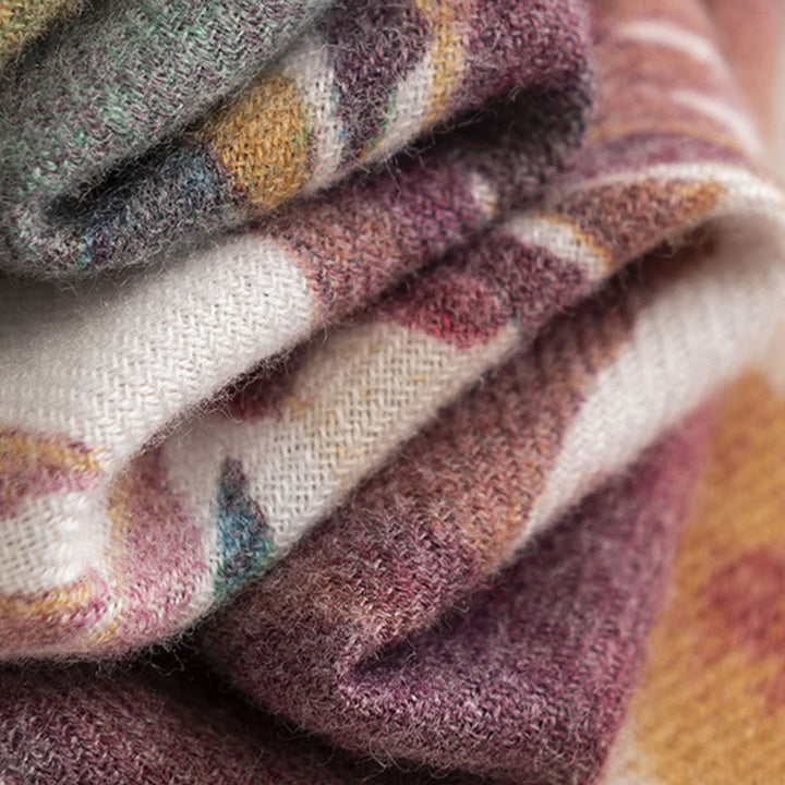 Buddha Stones, tibetischer süßer bunter Blumendruck, Schal, Herbst/Winter, weicher Schal, Wickeltuch - image 17