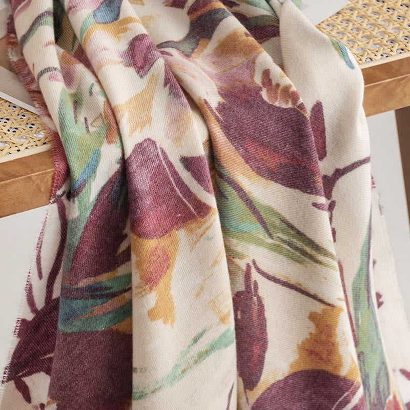 Buddha Stones, tibetischer süßer bunter Blumendruck, Schal, Herbst/Winter, weicher Schal, Wickeltuch - image 14