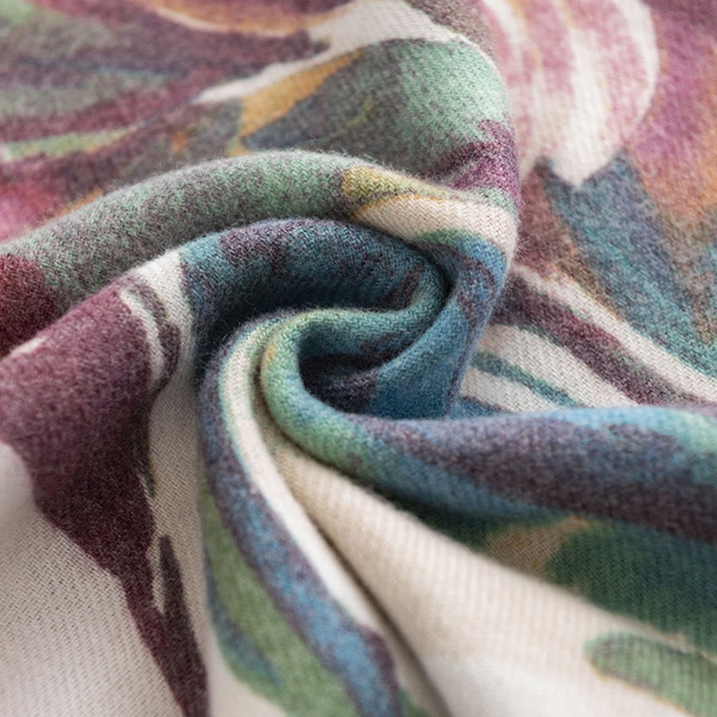 Buddha Stones, tibetischer süßer bunter Blumendruck, Schal, Herbst/Winter, weicher Schal, Wickeltuch - image 18