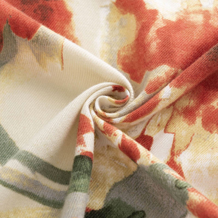 Buddha Stones, tibetisch-chinesisch, Retro-Tuschemalerei, Blumendruck, Schal, Herbst/Winter, gemütlicher warmer Schal, Wickeltuch - image 6