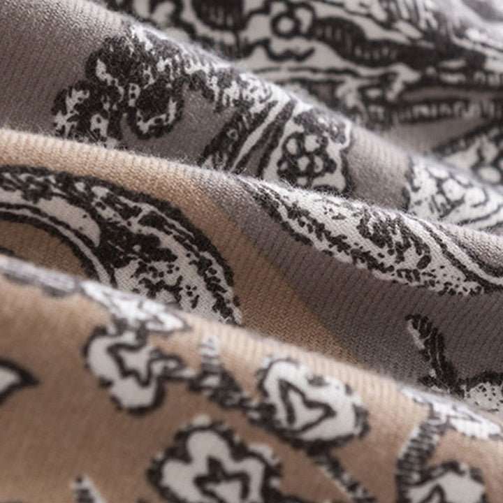 Buddha Stones, tibetischer ethnischer Blumendruck, Schal, Herbst/Winter, weicher, warmer Schal, Wickeltuch - image 6