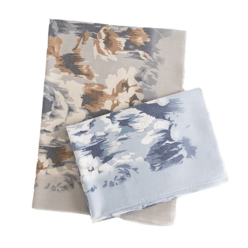 Buddha Stones, tibetischer Schal, ethnischer Retro-Rosendruck, Herbst-Winter, gemütlicher warmer Schal, Wickeltuch - image 11