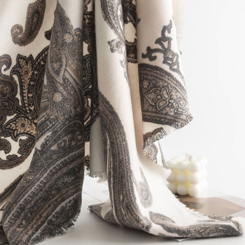 Buddha Stones, tibetischer Paisley-Druck, Schal, Herbst/Winter, weicher, warmer Schal, Wickeltuch - image 14