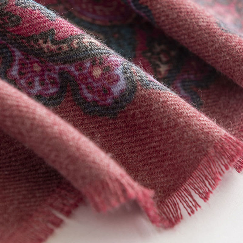 Buddha Stones, tibetischer Paisley-Druck, Schal, Herbst/Winter, weicher, warmer Schal, Wickeltuch - image 8