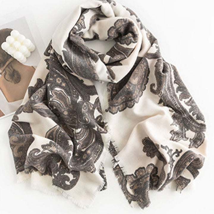 Buddha Stones, tibetischer Paisley-Druck, Schal, Herbst/Winter, weicher, warmer Schal, Wickeltuch - image 12