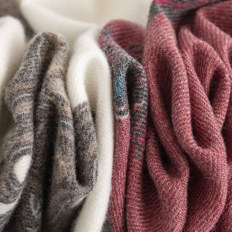 Buddha Stones, tibetischer Paisley-Druck, Schal, Herbst/Winter, weicher, warmer Schal, Wickeltuch - image 19