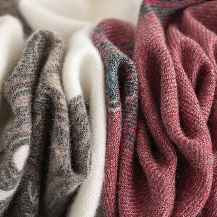 Buddha Stones, tibetischer Paisley-Druck, Schal, Herbst/Winter, weicher, warmer Schal, Wickeltuch - image 19