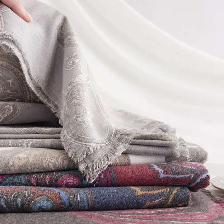 Buddha Stones, tibetischer Paisley-Druck, Schal, Herbst/Winter, weicher, warmer Schal, Wickeltuch - image 18