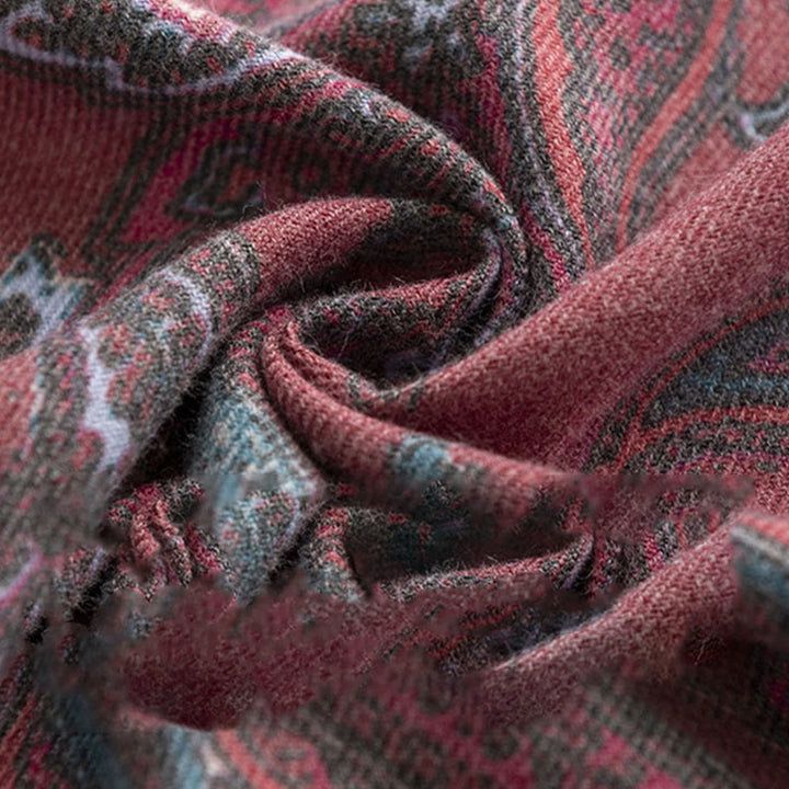 Buddha Stones, tibetischer Paisley-Druck, Schal, Herbst/Winter, weicher, warmer Schal, Wickeltuch - image 5