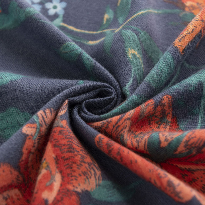 Buddha Stones, tibetischer Multiflora-Rose-Druckmuster-Design, Schal, Herbst/Winter, gemütlicher warmer Schal, Wickeltuch - image 4