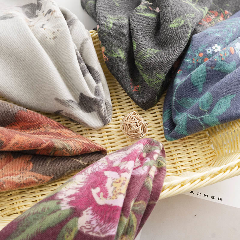 Buddha Stones, tibetischer Multiflora-Rose-Druckmuster-Design, Schal, Herbst/Winter, gemütlicher warmer Schal, Wickeltuch - image 13