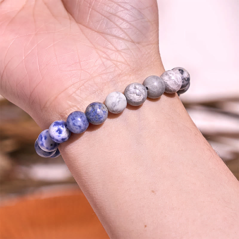 Buddha Stones Armband „Let The Past Go“, Serie „Calm Tranquility“