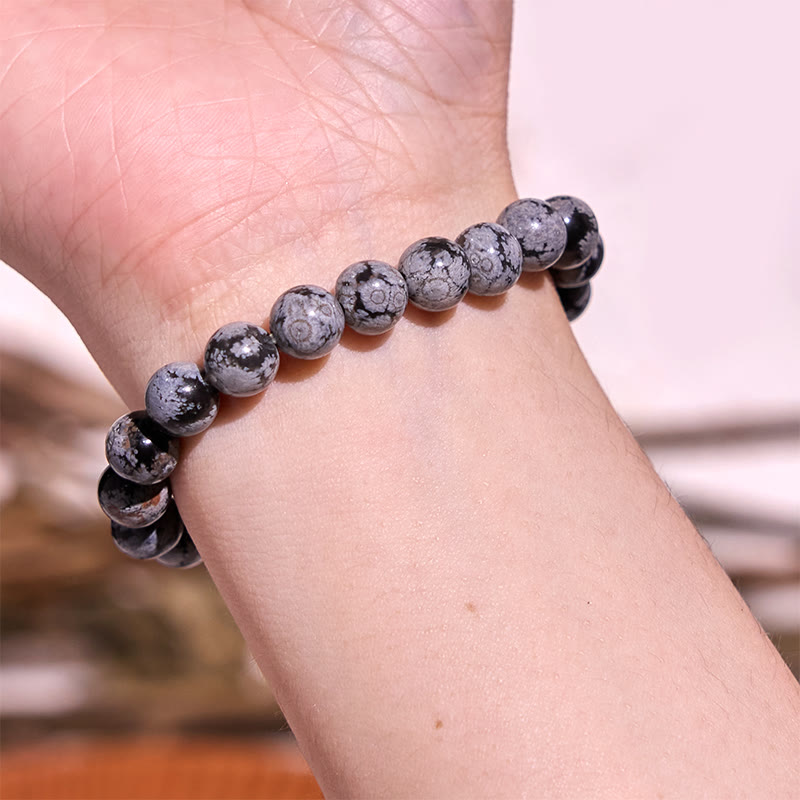 Buddha Stones führen zurück zur Erde Neutrale Farbserie Erdungsbalance-Armband