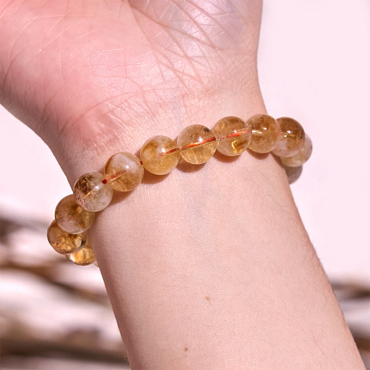 Buddha Stones steigern die Vitalität, warme Farben, Serie positiver Mut, Armband