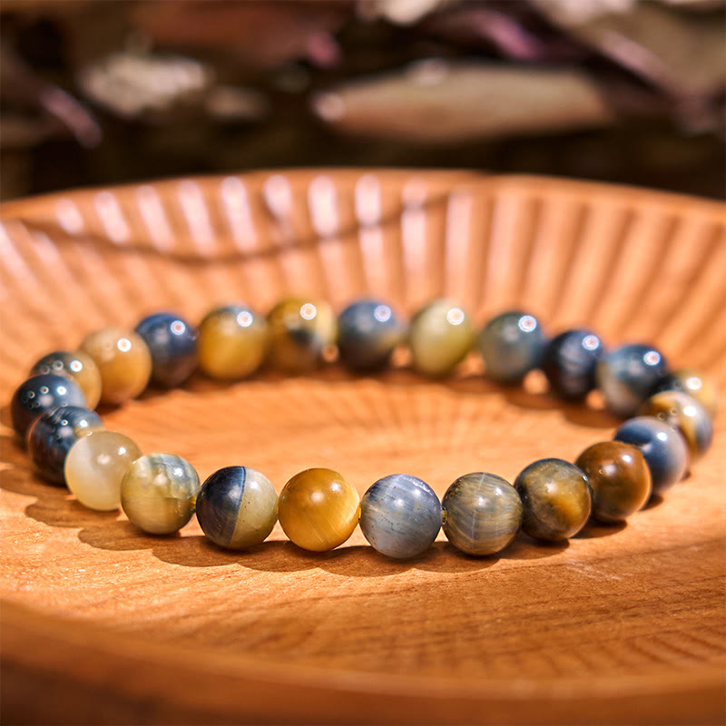 Buddha Stones steigern die Vitalität, warme Farben, Serie positiver Mut, Armband