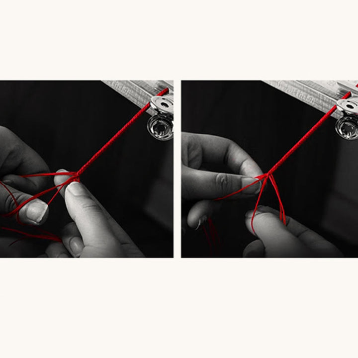 Buddha Stones 999 Gold Jahr der Schlange Design Handgefertigtes Glücksschutzseil Geflochtenes Armband - image 17