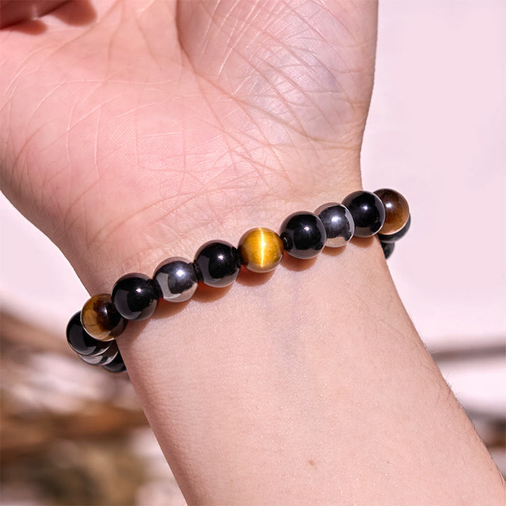 Buddha Stones stellen die Ruhe wieder her Cool Color Series Love Tranquility Armband