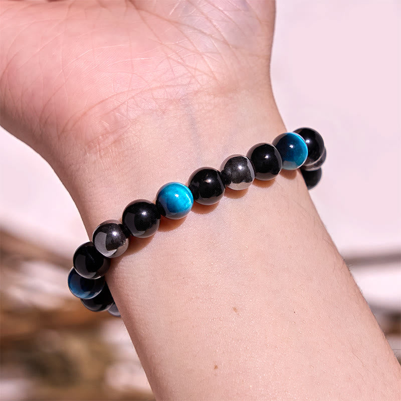 Buddha Stones stellen die Ruhe wieder her Cool Color Series Love Tranquility Armband