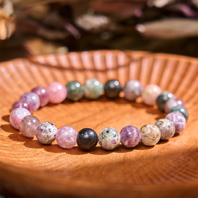 Buddha Stones stellen die Ruhe wieder her Cool Color Series Love Tranquility Armband