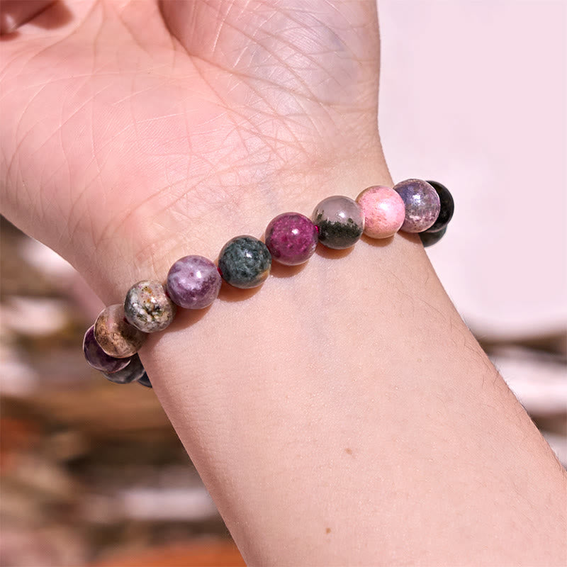 Buddha Stones stellen die Ruhe wieder her Cool Color Series Love Tranquility Armband