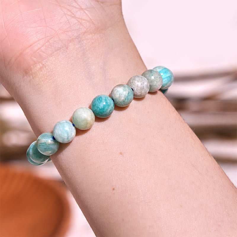 Buddha Stones stellen die Ruhe wieder her Cool Color Series Love Tranquility Armband