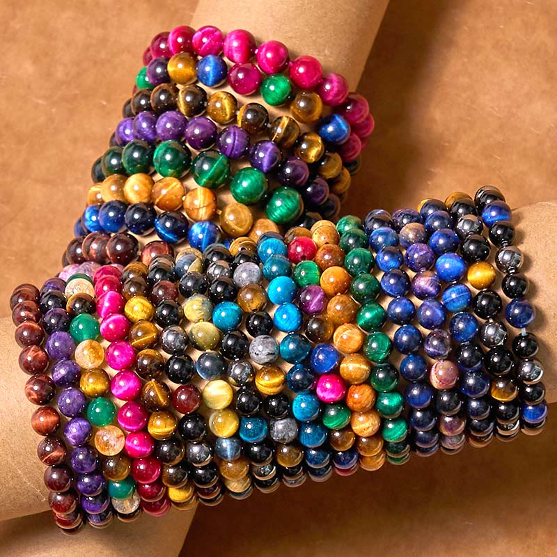 Buddha Stones Verschiedene Tigerauge Vertrauensarmband - image 0