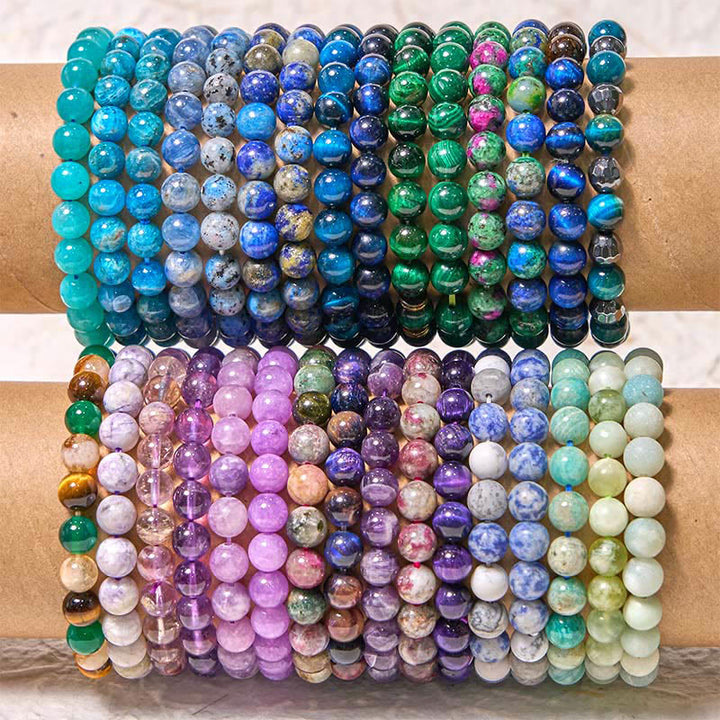 Buddha Stones stellen die Ruhe wieder her Cool Color Series Love Tranquility Armband