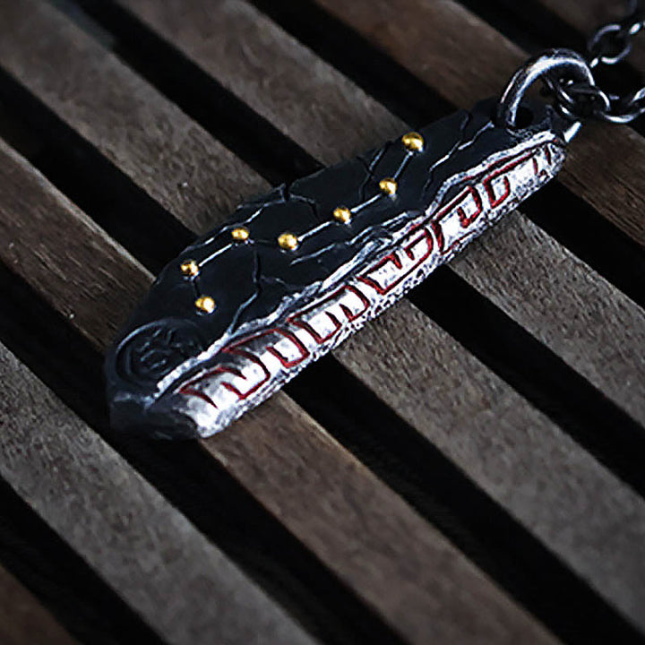 Buddha Stones 999 Sterling Silber Großer Wagen Balance Halskette Anhänger - image 7