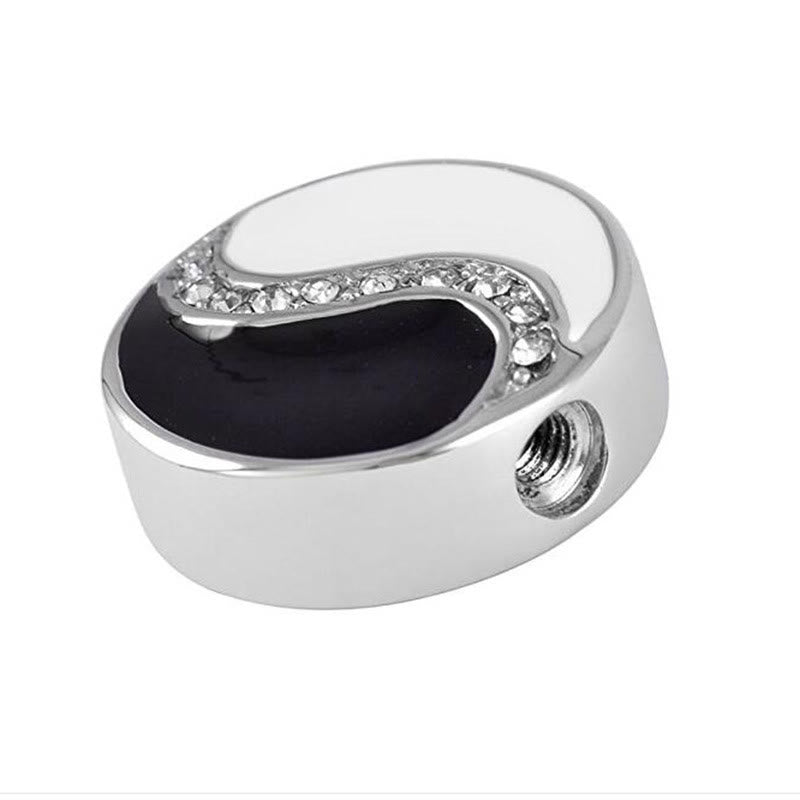 Halskette mit Anhänger „Buddha Stones Yin Yang“ aus Titanstahl mit Harmonie - image 5