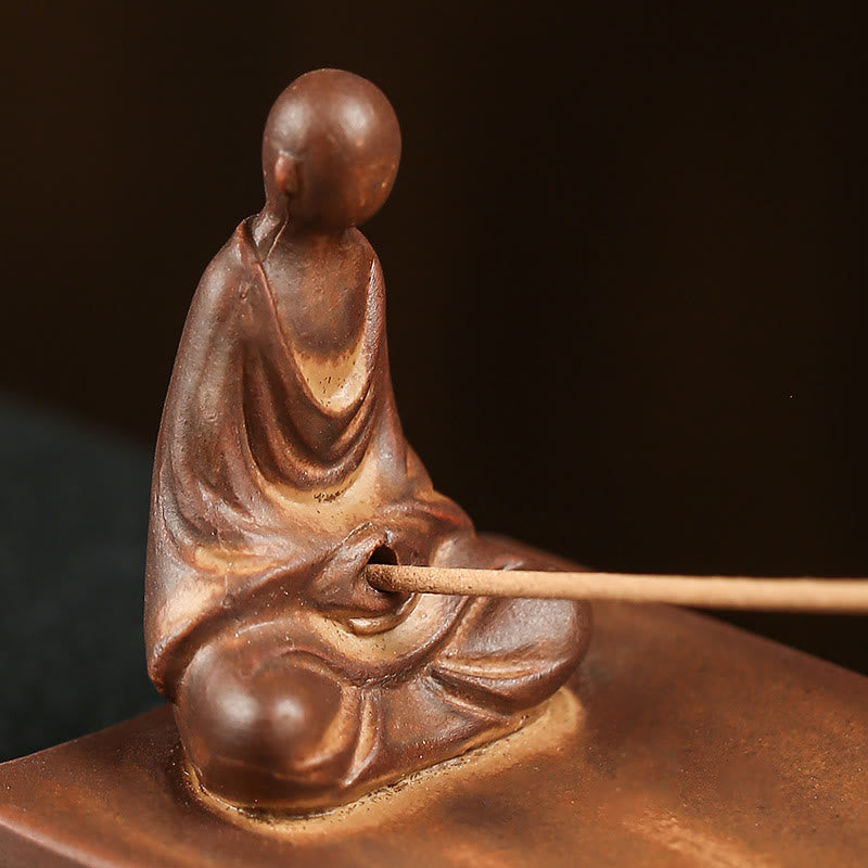 Buddha Stones, Fischer, Fischerboot, Bambus, Buddha-Hand, Lotus, spirituelle Heilung, Keramikstab, Weihrauchbrenner, Dekoration - image 11
