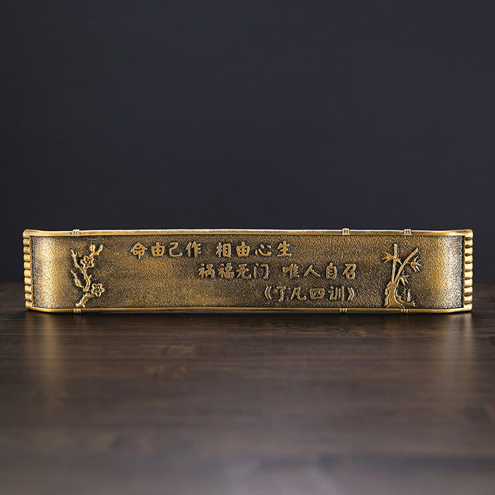 Buddha Stones , Fischer, Bambus, Fischerboot, Legierung, Räucherstäbchenhalter, heilende Räuchergefäß-Dekoration - image 4