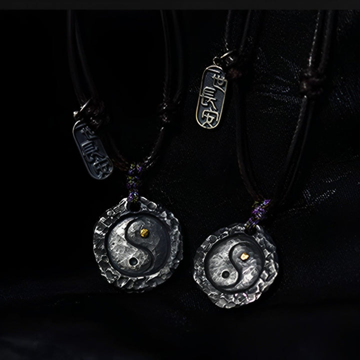 Buddha Stones 999 Sterling Silber Tai Chi Yin Yang Design Harmony Halskette Anhänger - image 11