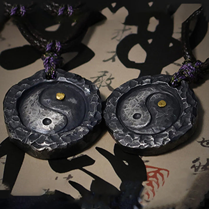 Buddha Stones 999 Sterling Silber Tai Chi Yin Yang Design Harmony Halskette Anhänger - image 14