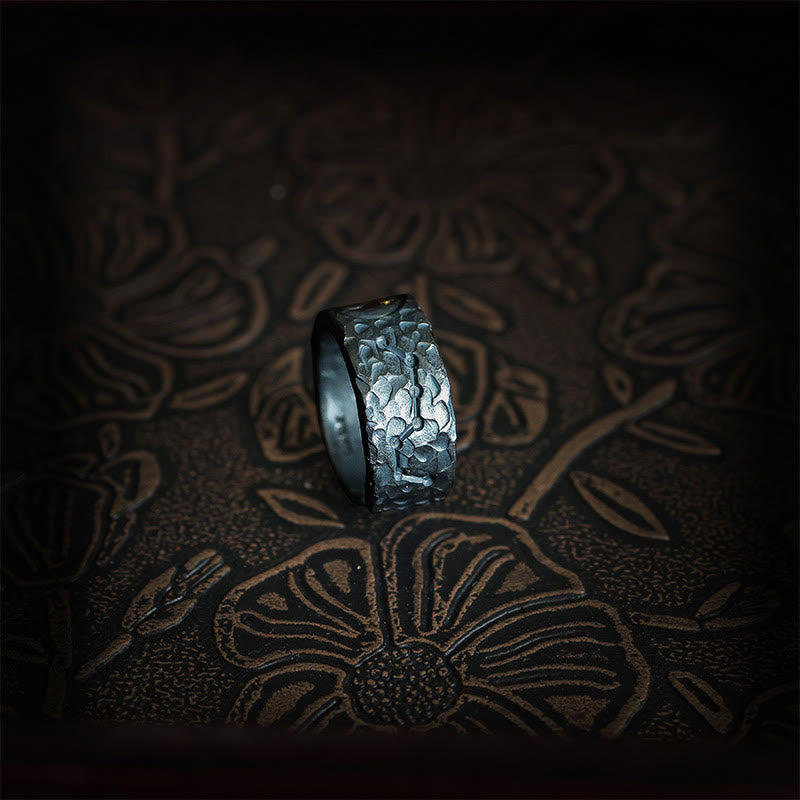 Buddha Stones 999 Sterling Silber Yin Yang Balance Ring