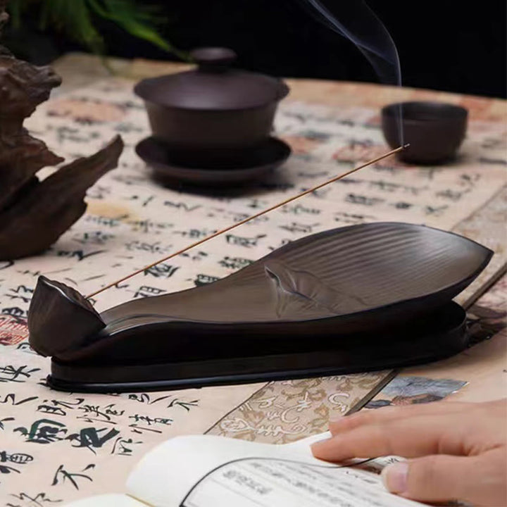 Buddha Stones , Lotus-Schote, Zen-Heilung, brauner Keramikstab, Weihrauchbrenner, Dekoration - image 5