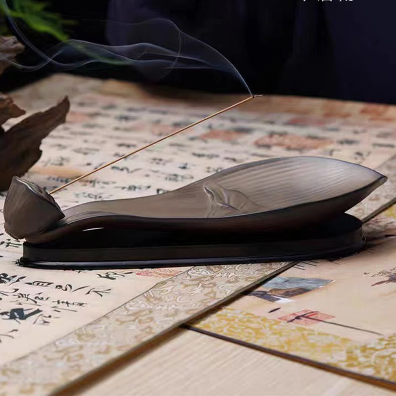 Buddha Stones , Lotus-Schote, Zen-Heilung, brauner Keramikstab, Weihrauchbrenner, Dekoration - image 6