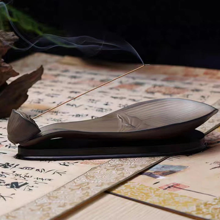 Buddha Stones , Lotus-Schote, Zen-Heilung, brauner Keramikstab, Weihrauchbrenner, Dekoration - image 7