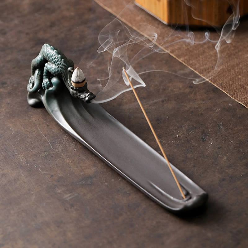 Buddha Stones ​​Mond Kaninchen PiXiu Berg Heilung Keramik Stick Weihrauch Brenner Dekoration - image 10