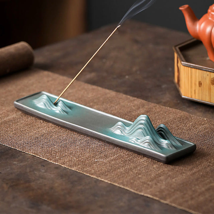 Buddha Stones ​​Mond Kaninchen PiXiu Berg Heilung Keramik Stick Weihrauch Brenner Dekoration - image 19