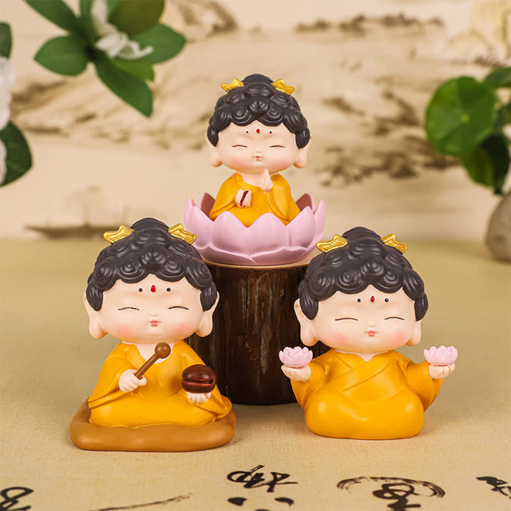 Buddha Stones , Meditation, Lotus, Amitabha-Buddha, Harz-Statue, Mitgefühl, Heimdekoration - image 12