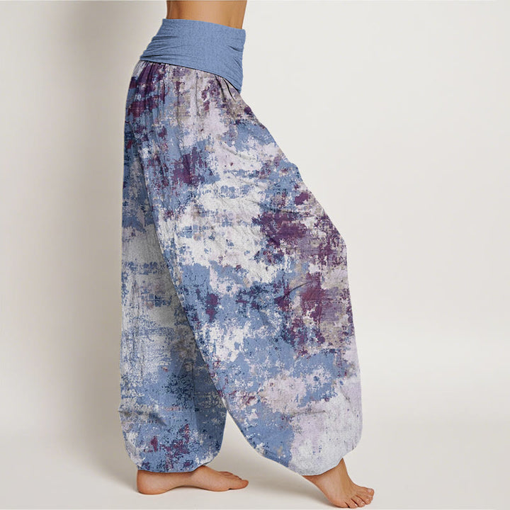 Buddha Stones Batik-Haremshose für Damen mit elastischer Taille