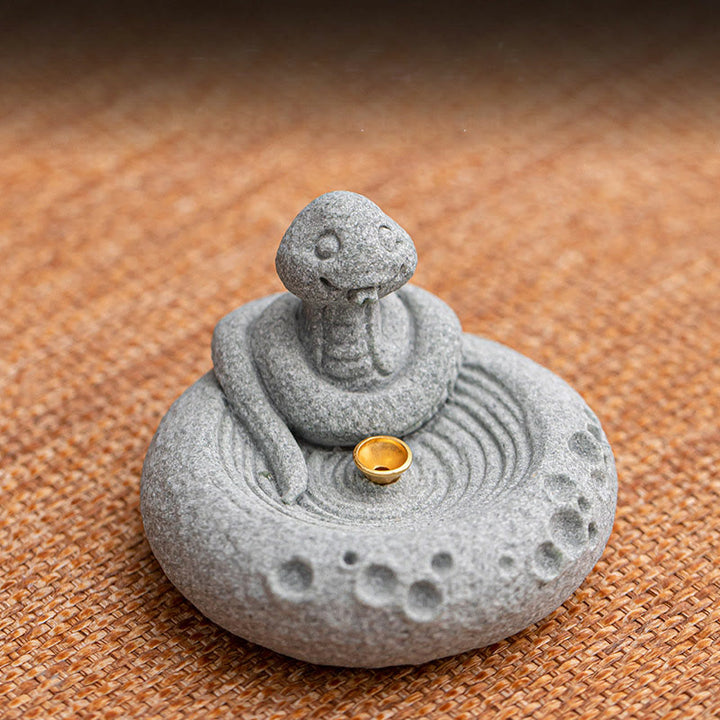 Buddha Stones, chinesisches Sternzeichen, heilender Weihrauchbrenner, Schreibtisch-Dekoration