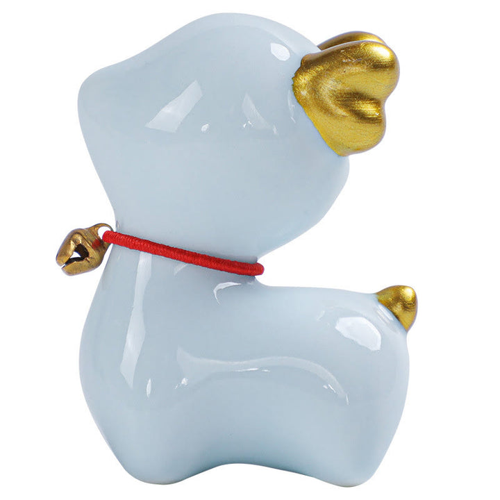 Buddha Stones ​​Mini Hirsch Tee Haustier Keramik Hause Schreibtisch Figur Dekoration - image 17