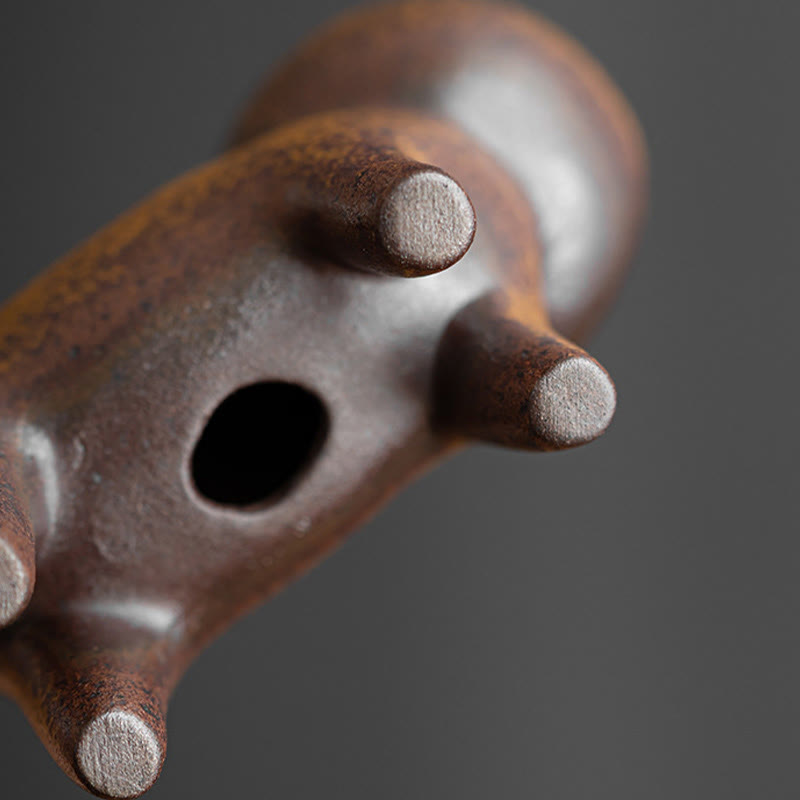 Buddha Stones ​​Mini Stehend Katze Feng Shui Frosch Kröte Tee Haustier Keramik Hause Schreibtisch Figur Dekoration - image 7