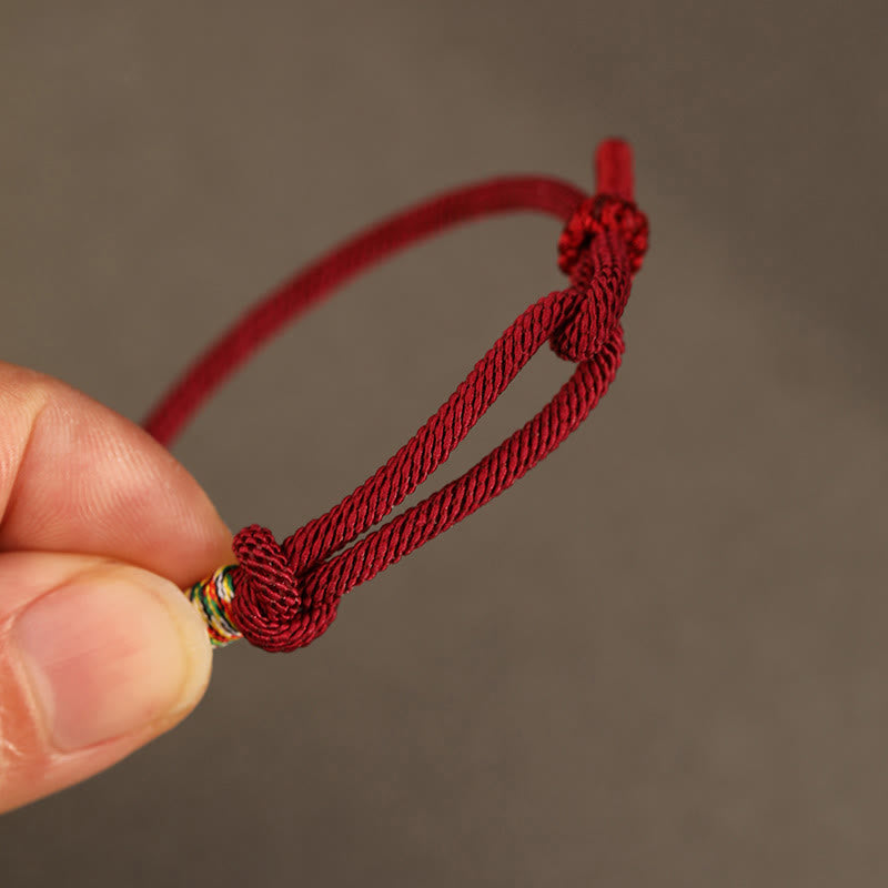 Buddha Stones Red String 925 Sterling Silber 999 Sterling Silber Münze Glücksarmband