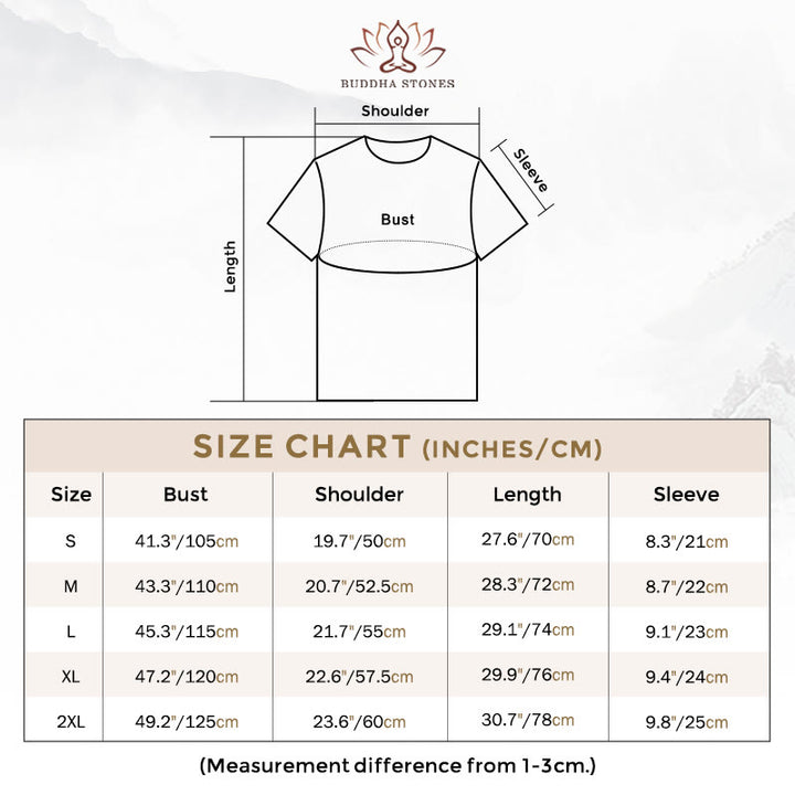 Buddha Stones OM Gelb Grün Farbverlauf Lotus Baumwolle T-Shirt